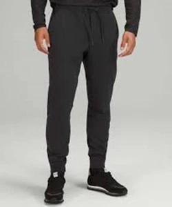 Lululemon City Sweat Pants Jogger Shorter Length Black Men SZ MEDIUM M5AJVS - Picture 1 of 11