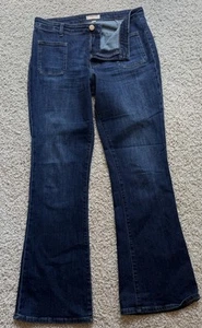 Women’s KUT Ana High Rise Flare Blue Jeans Size 12 - Picture 1 of 6