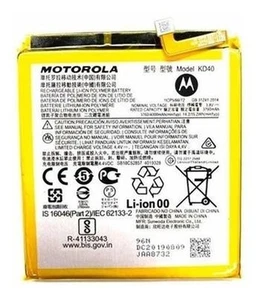 Batteria Originale Motorola Moto G8 Plus (KD40) 4000mAh (Service Pack) - Zdjęcie 1 z 1