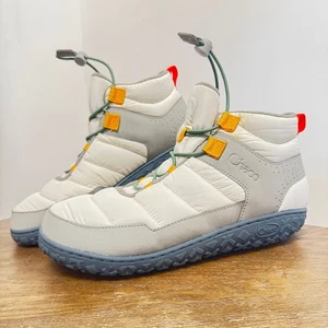 SZ 10 Chaco Women's Ramble Puff Quiled Moon Boots Gray White Pull-Toggle Shoes - Picture 1 of 6