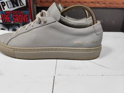 Common Projects Achilles Low Grey Trainers Size EU 41 - Image 1 of 4