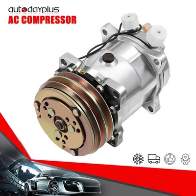 Compresor y embrague de aire acondicionado para Jeep Cherokee Wrangler 1985-1987 2,1 L CO 9285C Foto 1 de 4