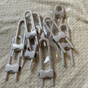 9x U-Form Baby Sicherheitsschloss - Kindersicherung - Weiẞ - Bild 1 von 1