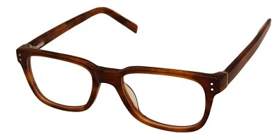 Marco de gafas de plástico marrón rectangular suave Jones New York para hombre. J518 . 47mm Foto 1 de 4