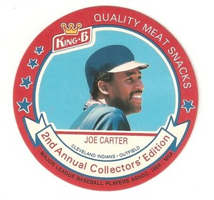 1989 King-B Disc #8 Joe Carter - Indians