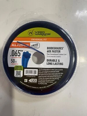 WEED WARRIOR .065 in. x 50 ft. All Purpose Multi-Edged Nylon Trimmer Line - Image 1 of 2