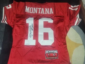 Seltenes Joe Montana SF 49ers HOF 2000 handsigniertes signed Trikot mit Echtheitszertifikat Ltd Ed #D/500 - Bild 1 von 7