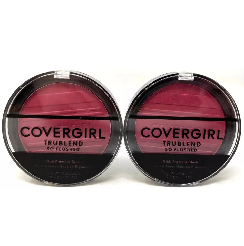 (2) Rubor Covergirl Trublend So Flushed High Pigment Sellado 380 - Tentación Foto 1 de 1