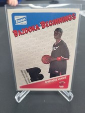 2003 - 04 topps basketball bazooka beginnings Dwayne Wade Player Worn 