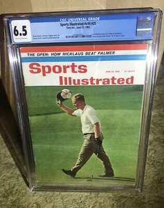 Sports Illustrated 1962 Jack Nicklaus Newsstand CGC 6.5 6th Of 9 gr First Pro Cv - Picture 1 of 2