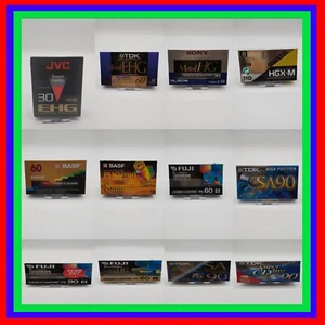Mega Auswahl MC / V8 / VHSC Leer Kassetten Sealed TDK Sony Fuji BASF JVC - Bild 1 von 33