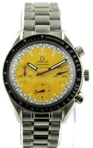 RELOJ OMEGA SPEEDMASTER MICHAEL SCHUMACHER 3510.12 CRONÓGRAFO AUTOMÁTICO AMARILLO - Imagen 1 de 10
