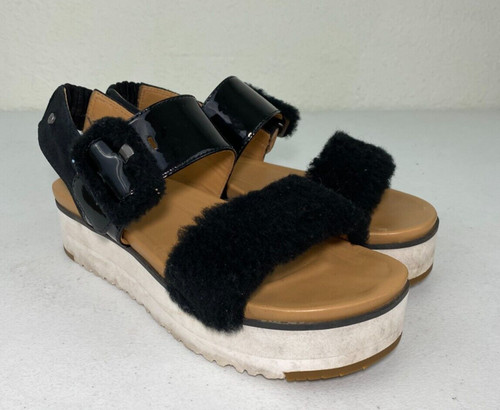 Sandali UGG donna Le Fluff neri taglia 8