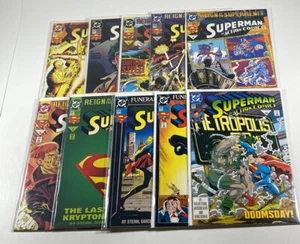 Action Comics 10 issue lot #684-693 incl 689 DC Death of Superman-Doomsday VF/NM - Picture 1 of 12