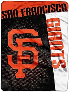 San Francisco Giants MLB 60" x 80" Plush Throw Blanket, Soft & Warm - Picture 1 of 3