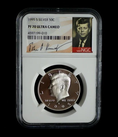 1995 S Kennedy Silver Proof NGC PR70 Ultra Cameo Signature Edition ~ 2020 - 05 Cover