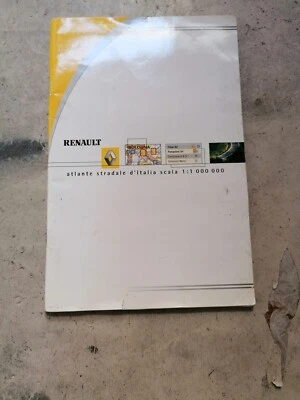 renault atlante stradario catalogo libretto libro manuale book atlas livret - Immagine 1 di 4
