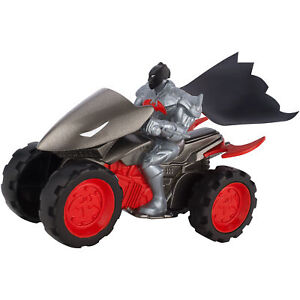 Batman Unlimited Ground Assault ATV Vehicle with Figure Pull Back Mattel