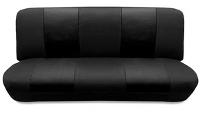 Black Mesh FULL SIZE BENCH Seat Cover Fit's Most Classic cars. - Picture 1 of 3