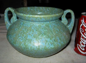 ANTIQUE ROSEVILLE USA CARNELIAN II ART POTTERY FLOWER POT VASE PLANTER URN BOWL - Picture 1 of 5