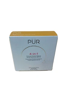 NEW PUR MINERALS 4-IN-1 PRESSED MINERAL MAKEUP ~ GOLDEN DARK .28 OZ exp 06/23 - Picture 1 of 1