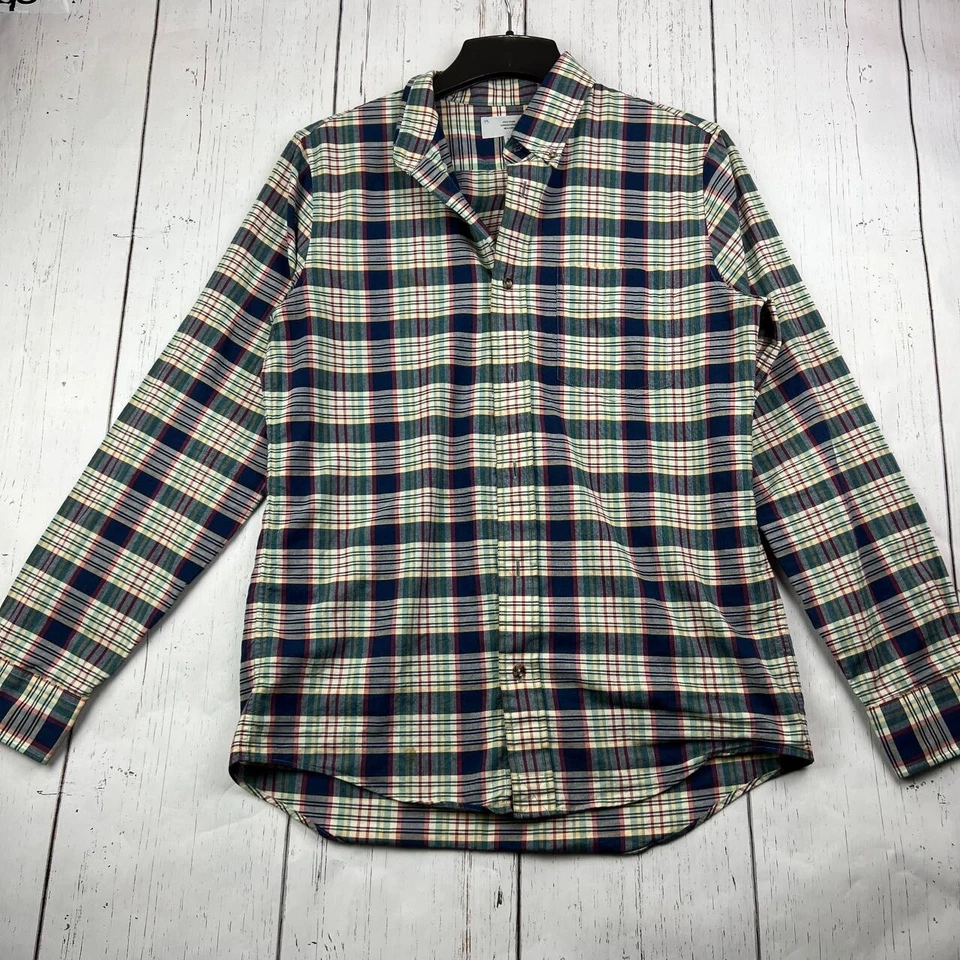 Camisa Jack Spade Warren Street New York Mediana a Cuadros Manga Larga Con Botones Hombres Foto 1 de 4