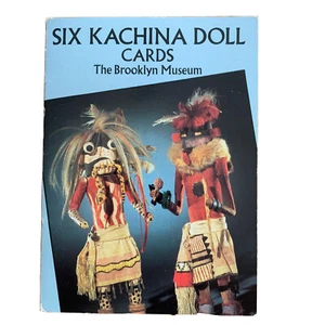 SIX KACHINA DOLL CARDS (SMALL-FORMAT CARD BOOKS) By Brooklyn Museum Excellent** - Picture 1 of 4