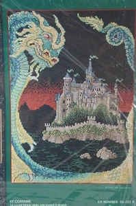 Janlynn Counted Cross Stitch Kit #03-122K Dragon Isle 1995 Elizabeth Spurlock - Picture 1 of 6