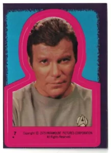 1979 Topps Star Trek: The Motion Picture - Stickers #7 Captain James T. Kirk - Picture 1 of 2
