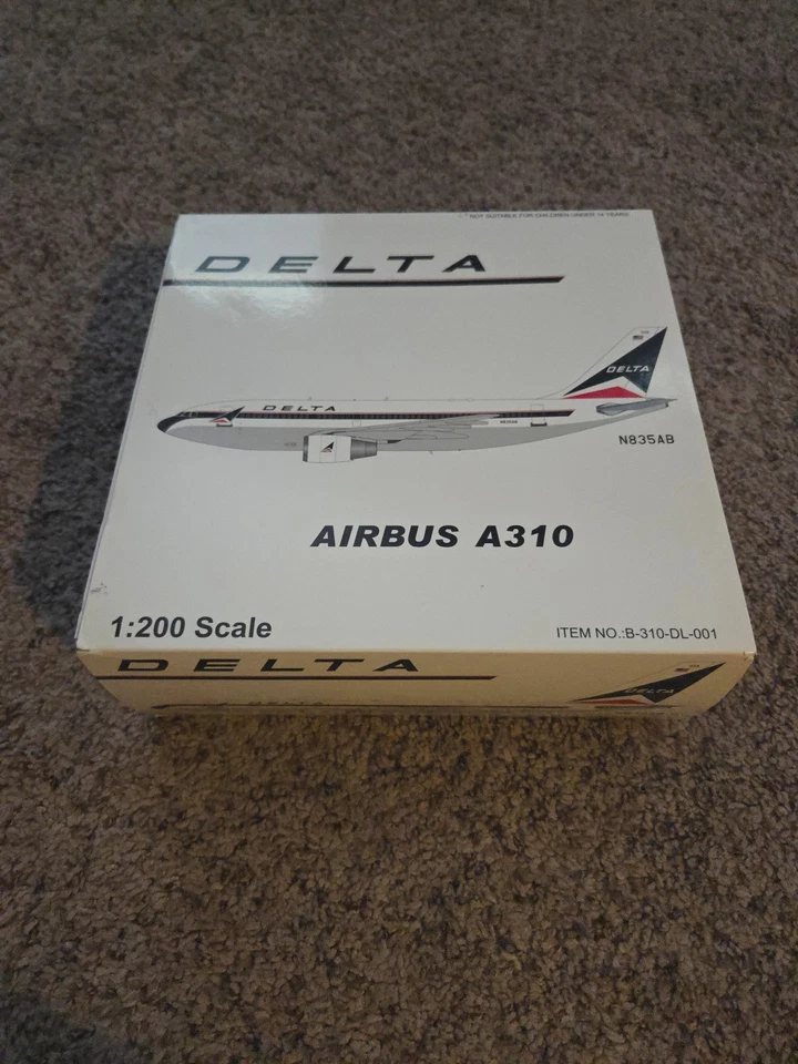 1:200 DELTA AIRLINES AIRBUS A310 N835AB WITH STAND INFLIGHT B-310-DL-001 - Image 1 of 1