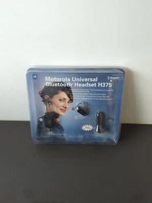 Motorola Universal Bluetooth Headset H375 New in Sealed Big Box Package M8 - Image 1 of 4