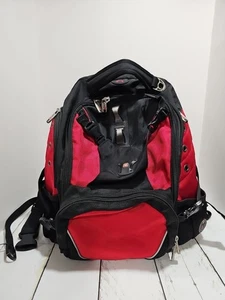 Swiss Gear Airflow Scan Smart Laptop Tablet Backpack Red And Black USED - Picture 1 of 13