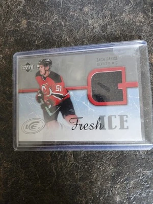 2005-06 Upper Deck Ice Fresh Ice Jersey Zach Parise Card# FI-ZP - Image 1 of 2