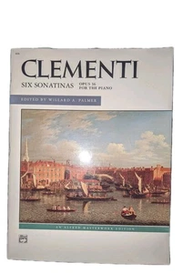 Clementi Six Sonatinas Opus 36 Piano para piano Partituras Libro Palmer NUEVO - Imagen 1 de 5