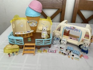 SYLVANIAN FAMILY EISWAGEN & EISDIELE, FIGUREN, ZUBEHÖR (263/30) - Bild 1 von 12