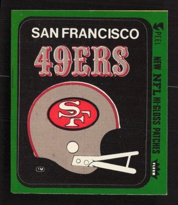 1977 Fleer Team Action #NNO San Francisco 49ers Helmet - Image 1 of 2