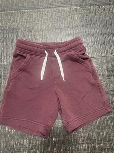 Old Navy Boys Kids Shorts Burgundy Size XS (5) Stretch - Picture 1 of 3