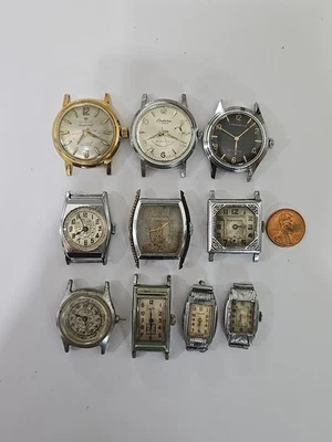 Lote Relojes de Pulsera Vintage PIEZAS-REPARACIÓN-(Lote-55)  Foto 1 de 4