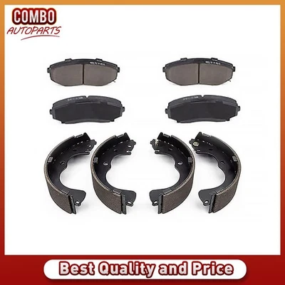 Pastillas de freno delanteras y traseras de cerámica y zapatas de tambor para Mazda MPV 2000-2003 Foto 1 de 4