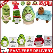 Funny Positive Toys Creative Knitting Inspired Toy for Home Decor (Avocado Card)