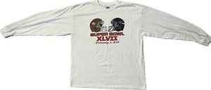 Vtg Super Bowl XLVII San Francisco 49ers versus Baltimore Ravens T-shirt size XL - Picture 1 of 4
