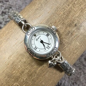 Brighton Marrakesh Women Fashion Silver Tone Quartz Analog 22mm Watch 7 1/2" - Picture 1 of 11