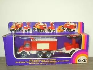 Mercedes Unimog Fire Brigade & Trailer - Siku 2913 Germany in Box *61356 - Imagen 1 de 7