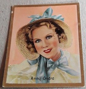 Actress ANNY ONDRA | Portrait - Collectible / Trading Card #972