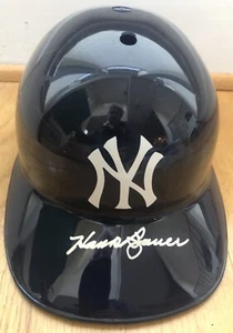 HANK BAUER Signed NEW YORK YANKEES Full Size Helmet 3x All-Star, 8x WS, Dec, COA - Picture 1 of 11