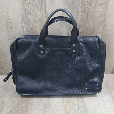 Cole Haan Cuero Negro Unisex Adjunto Maletín Bolso de Mano Aerolínea Viaje Bolso de Mano Foto 1 de 4