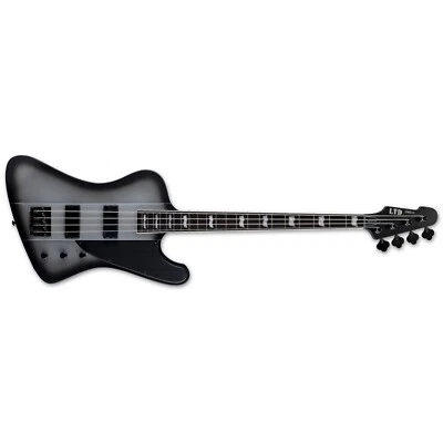 ESP LTD Phoenix-1004 Electric Bass Guitar Silver Sunburst Satin NEW - Image 1 of 3