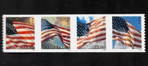 US FLAGS 2024 BCA 4 FLAG DESIGNS FOREVER STAMPS #5875-5878 #5878a MXF DIE-CUT 11 - Picture 1 of 3