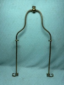 Solid Brass Hanging Kerosene Oil Lamp Frame EC - Picture 1 of 2
