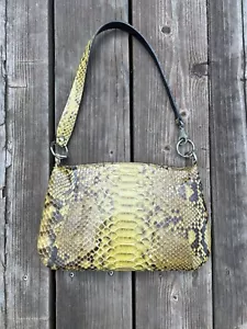 NEIMAN MARCUS Python Skin Handbag made by Mauro Governa - Picture 1 of 6